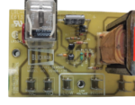 Blickman SS106-120 liquid level sensor front view displaying model number, NC, NO, Low, and High terminal allocations.