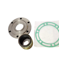 Carrier 5H40-276 shaft seal assembly kit with mechanical bellows, flange cover plate, and green casing gasket.