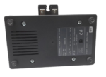 Bottom rating label of Dräger Lademodul charger part number 8318639 showing 10-32V DC input specs