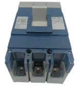 Federal Electric S400 400 amp circuit breaker showing 3-pole load terminal busbar pads
