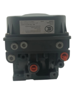 Fisher DVC6200F digital valve controller top enclosure with warning and serial number labels