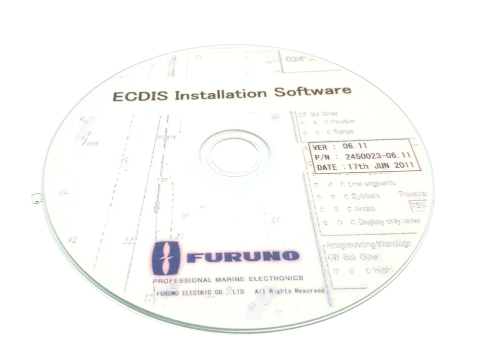 Furuno 2450023-06.11 ECDIS Software(2) Furuno ECDIS Installation Software CD Ver 06.11, P/N 2450023-06.11.