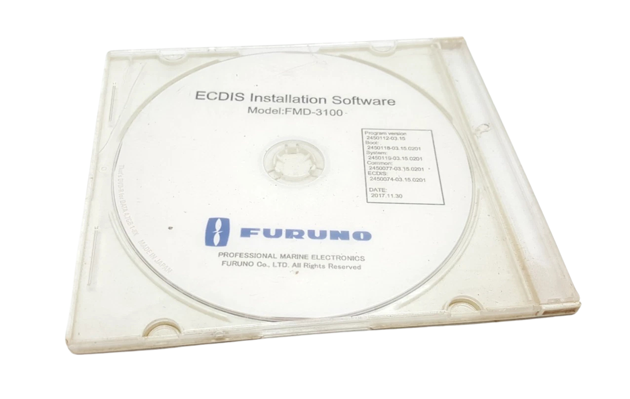 Furuno FMD-3100 ECDIS Installation Software(1) Furuno FMD-3100 ECDIS installation software DVD in protective jewel case