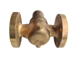 GOETZE CC499K gunmetal pressure reducing valve body showing flange connections
