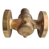 GOETZE CC499K gunmetal pressure reducing valve body showing flange connections