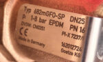 Nameplate of GOETZE 682mGF0-SP DN25 PN16 pressure reducing valve with EPDM seal