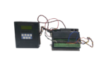 GE IS420UCPAH2A industrial turbine controller system connected to a Lufkin Automation display panel