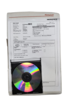 Honeywell 51153520-CD system CD in jewel case shown with original Honeywell factory pick slip document