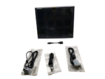 Honeywell ET1915L-8CWA-1-RGNM2-G DCS monitor with serial, USB, and VGA interface cables.