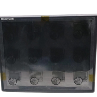 Honeywell 51153996-200 19-inch DCS touchscreen panel with protective factory overlay.