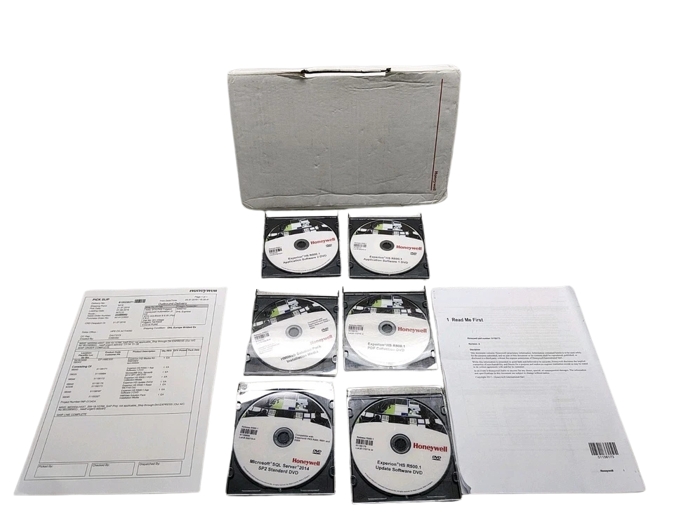 Honeywell Experion HS R500.1 Software Media Kit Honeywell Experion HS R500.1 SCADA 6-DVD media kit with box and release documentation