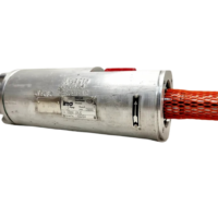 IMO E4 038N1 LRJE triple screw pump with mesh-protected drive shaft.
