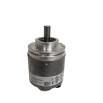 Kubler 8.F5868.12CN.C122 PROFINET Industrial Encoder front view with solid shaft