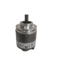 Kubler 8.F5868.12CN.C122 PROFINET Industrial Encoder front view with solid shaft