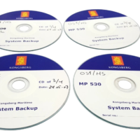 Kongsberg Maritime OST HS MP530 System Backup CD set 1 to 4 for operator station software recovery