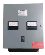 LaMarche ConstaVolt A46-10-32V-A1-16L battery charger front enclosure panel with analog meters and equalizer switch.