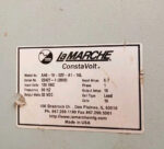 LaMarche ConstaVolt A46-10-32V-A1-16L specification plate showing 120 VAC input and 32 VDC output ratings.