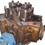 MAN B&W L58/64 marine engine cylinder cover assembly IMO-0690