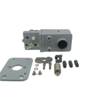 Masoneilan CAMFLEX II Type 4611 positioner main housing unit with full mounting plate kit and installation hardware.