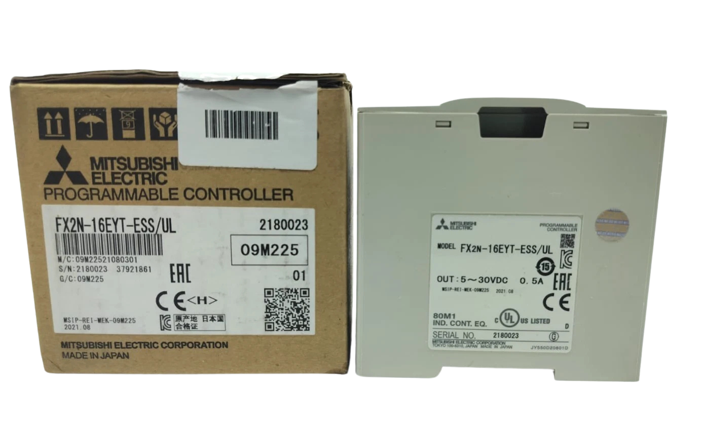 Mitsubishi FX2N-16EYT-ESS-UL1 Mitsubishi FX2N-16EYT-ESS-UL PLC output extension block with original factory box