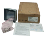 Complete Mitsubishi MS-40M-E HMI kit including mounting clips, manual, and test certificate