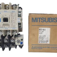 Mitsubishi S-N50 contactor with TH-N60 overload relay and original packaging box