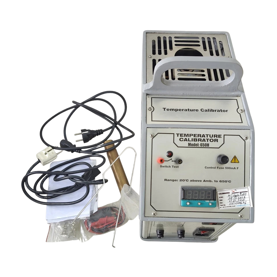 Nagman 650H Temperature Calibrator1 Nagman 650H Temperature Calibrator with accessories and power cables