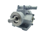 Close-up of the drive shaft on the NOP Trochoid Pump Type TOP-N350HVB-VF.