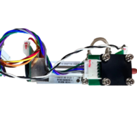 Side view of Riken Keiki DE-3123-1 Iso-Butane i-C4H10 gas sensor cell with multi-colored lead connectors