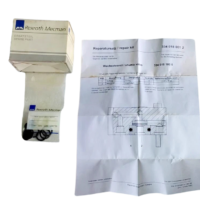 Rexroth Mecman 334 018 001 2 shuttle valve repair kit with OEM box and parts diagram