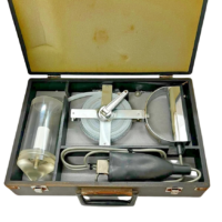Riken Keiki DC-3A portable oil water interface detector kit inside carrying case