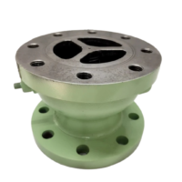 Top angled view of Rolls-Royce Marine F201A Item 214-061 Valve with internal tri-spoke element