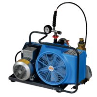 Portable 300 bar SCBA breathing air compressor refilling unit