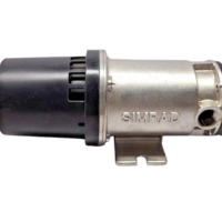 Simrad GD10P stainless steel point gas detector side view