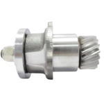 Horizontal side view of OEM Volvo Penta 837702 drive outlet shaft assembly