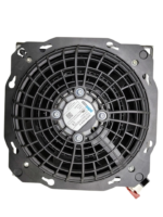 ebm-papst K2S165-AA35-16 165mm AC Axial Fan Rear View and Finger Guard