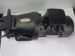 Black Saacke PZHDS 30 ignition oil pump assembly with attached electric motor for marine burner systems.