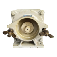 Mounting collar and locking wing-bolt bracket on A-TECH ATW-02T winch