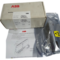ABB HBS01-CJC REV K I/O base module with original packaging and installation guide