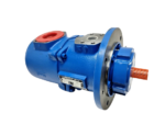 Top-side suction and discharge flange ports on Allweiler SNBA80 ER42 pump