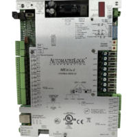 Automated Logic ME812u-E multi-equipment DDC BACnet controller front panel and terminal layout