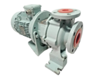 Azcue MN 40-125 close-coupled centrifugal pump side angle view