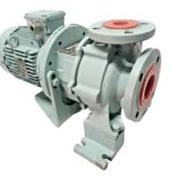 Azcue MN 40-125 close-coupled centrifugal pump side angle view