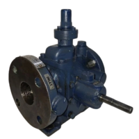 Isometric angle of DBR Pumpen NHG-2.5-3 pump showing inlet flange and drive shaft