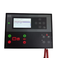 DEIF AGC 150 genset controller front view powered on and tested