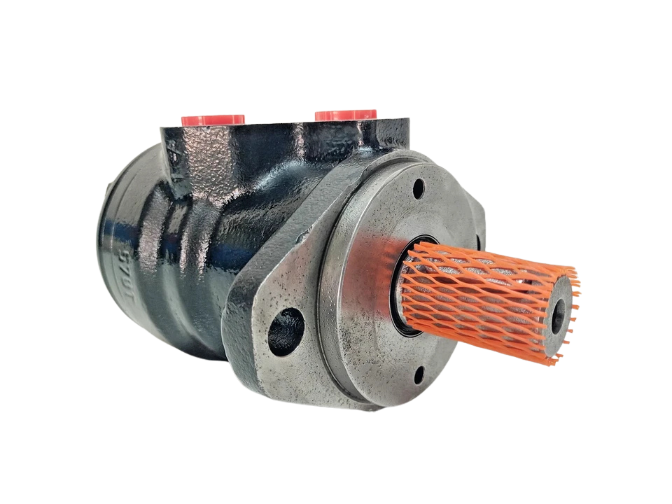 Danfoss OMR 50 Hydraulic Motor 151-0410 Danfoss OMR 50 hydraulic motor 151-0410 with 2-bolt SAE-A flange and mesh-sleeved shaft