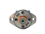 Front view of Eaton H-070CD2XJ 2-bolt SAE-A flange and keyed shaft sleeve