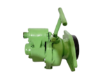 Fuji FM-10RF-305 reversible pneumatic air motor side profile showing green cast iron housing and control lever