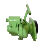 Fuji FM-10RF-305 reversible pneumatic air motor side profile showing green cast iron housing and control lever