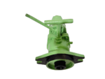 Slotted mounting flange and hollow keyed drive hub of Fuji FM-10RF-305 reversible air motor